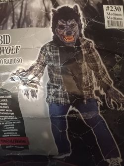Rabid Wolf Halloween Costume Child Medium