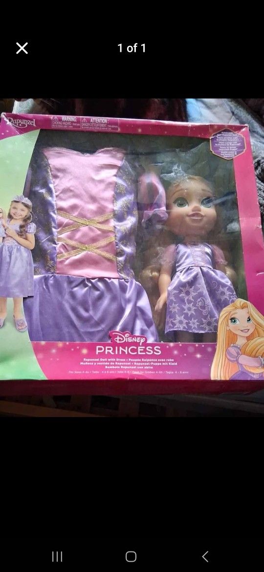 Rapunzel baby doll