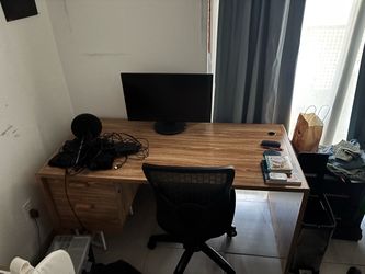 Desk - deep and sturdy