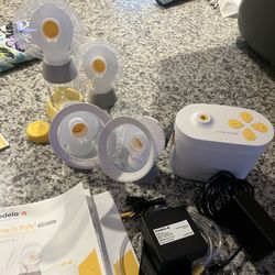 medela pump in style + extras