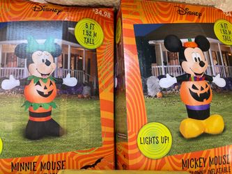 Mickey and Minnie inflatable