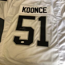 Las Vegas Raiders Malcolm Koonce Signed Jersey
