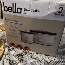 2 Set Slow Cooker 