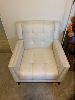 Beige Accent Chair - Perfect Condition
