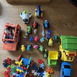 Bluey, Paw Patrol, Plus Plus, Trucks 