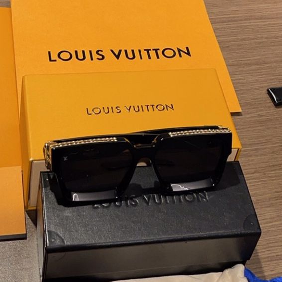 Louis Vuitton Millionaire Black And Gold Celebrity Men’s And Women’s  Sunglasses Shades 