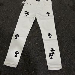Chrome heart jeans