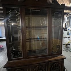 Curio Dish Cabinet From The 50’s