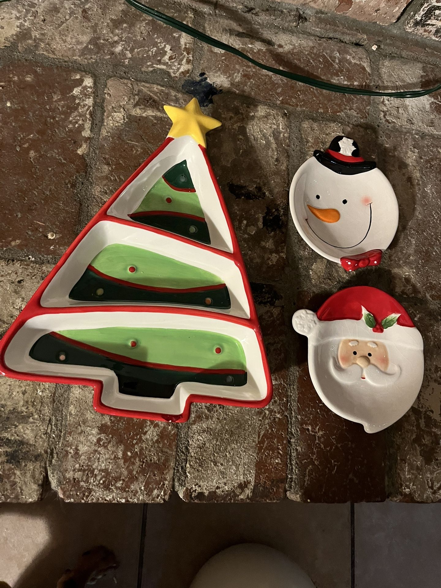 Ceramic Christmas Plates