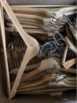 wooden hangers