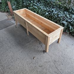 Cedar planter box: 5 ft by 1.5 ft