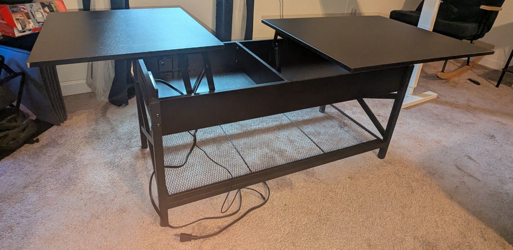 Dual Lift Top Coffee Table
