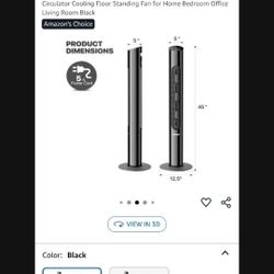 Tower Fan No Control 