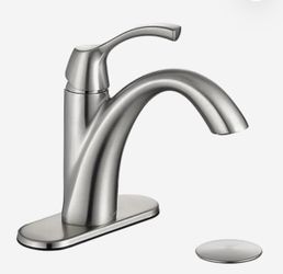 Bathroom faucet- NEW in box- brushed nickel