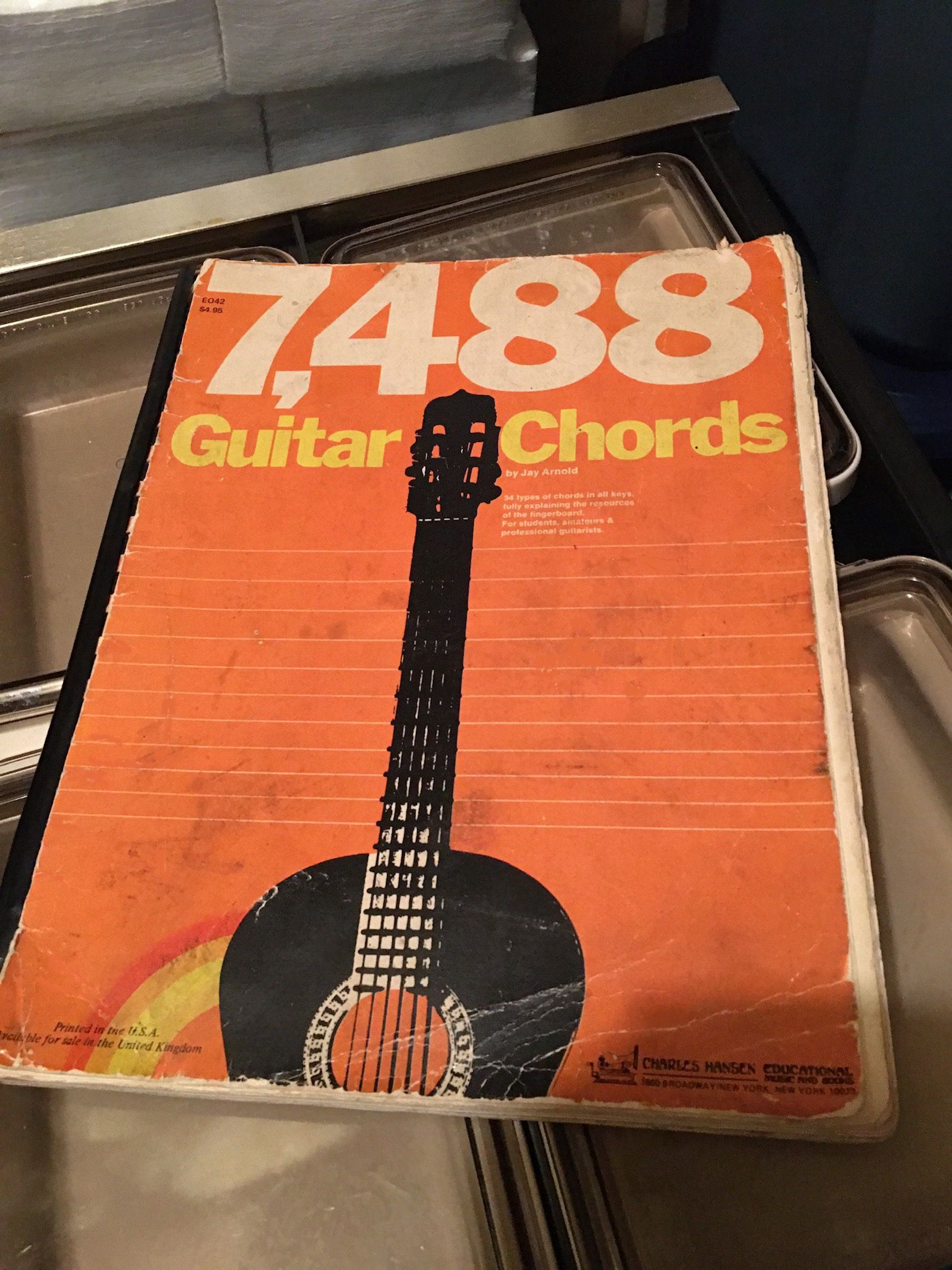 7,488 Guitar Chords Book by Jay Arnold