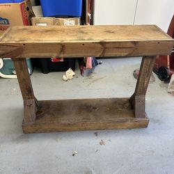 Wooden Entryway Table