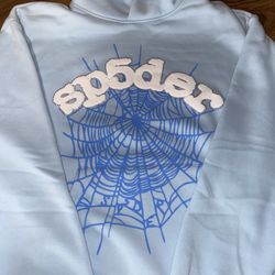 Spider Hoodie Sky Blue 