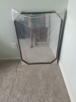 Large wall mirror