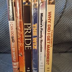 Lot Of 6 DVDs,  Comedy, Drama, Etc. $29.95, OBO. 