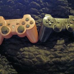 Two Playstation 3 Controlers 