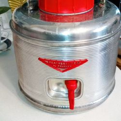 VINTAGE 1950'S FEATHERFLITE 2 GALLON INSULATED JUG