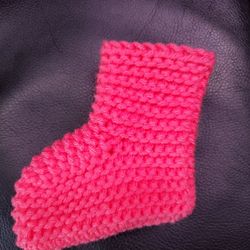 Baby Socks Hand Knitting  Foot Warmers Size  0  -9month 