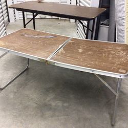 laminate Top Folding legs adjustable Table school work office 