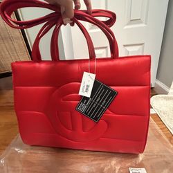 Red Telfar Bag 