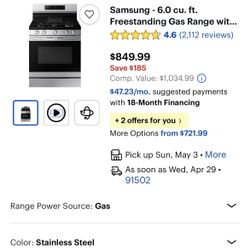 Samsung Stove