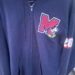 Mickey Mouse zip up hoodie 