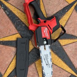 Milwaukee M18 FUEL 18V Lithium-Ion Brushless Battery 8 in. HATCHET Pruning Saw (Tool-Only)