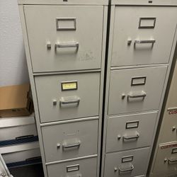 4 Drawer File Cabinets.  2 For $25