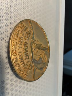 Red Adair belt buckle (collectible)