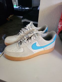 Nike Air Force 1 Low '07 LV8 Phantom Baltic Blue Size 11.5 $50 NO BOX