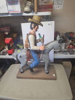 Cowboy on horse