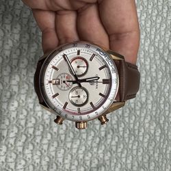 TAG Porsche edition gold watch with a blue dial watch only