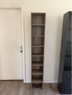71” 8 Tier media tower rack,bookshelves