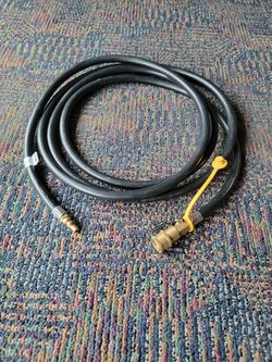 10' Quick Connect 5/16 Propane Gas Hose w/ shut off valve