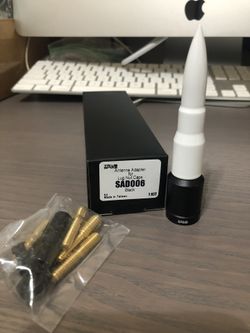 White Bullet Style Stubby Aluminum Antenna 4" AM FM Fits Jeep Wrangler Liberty