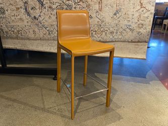 NEW PACIFIC DIRECT Gervin Recycled Leather Counter Stool
