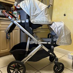 Double Uppababy Vista $500 With Bassinet $585