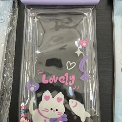 Cute Waterproof Phone Pouch  & Decorative Ambient Lights