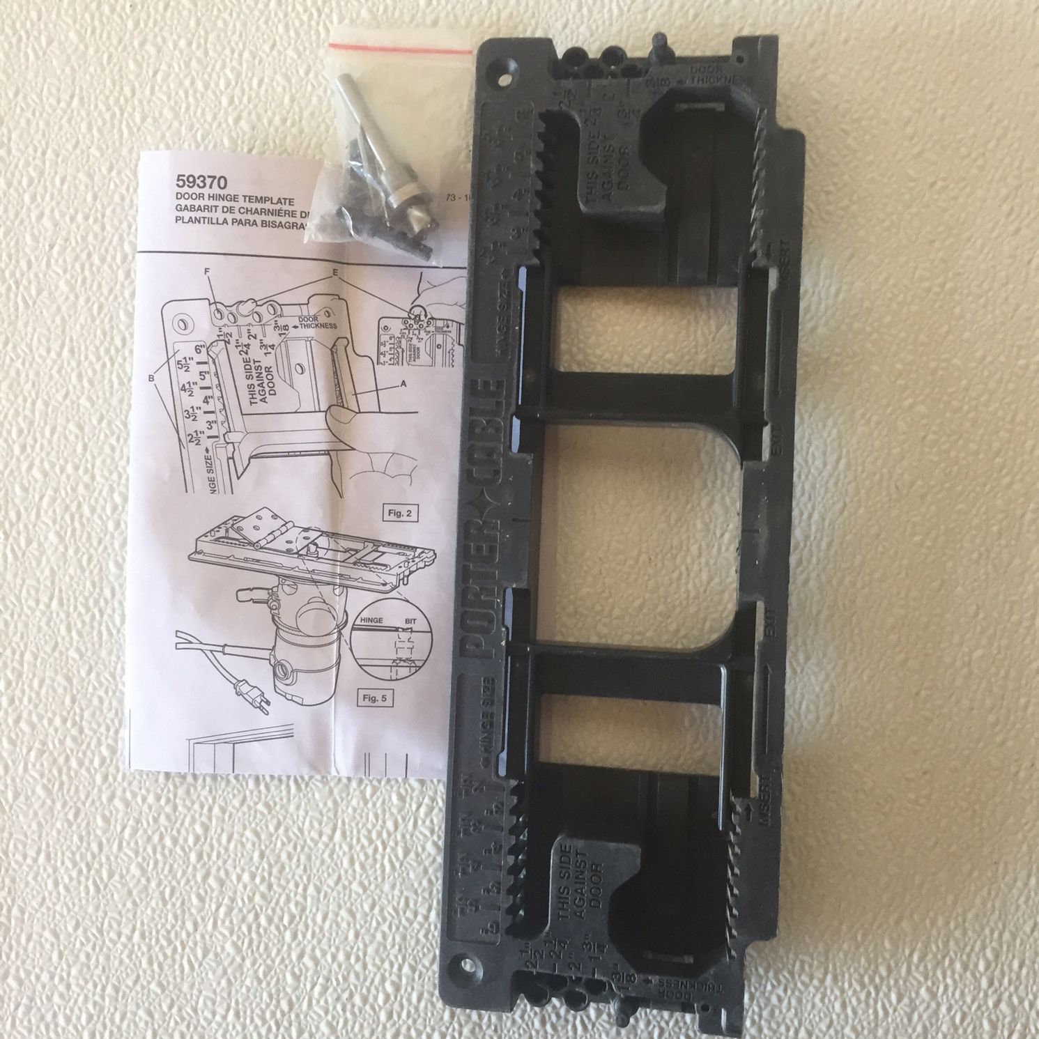 Porter Cable Hinge Template for Sale in El Centro, CA OfferUp