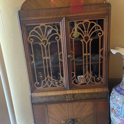 Nice Wooden China Cabinet 