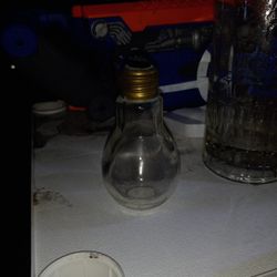 Rare Glass Light Bulb BOTTLE $25.00