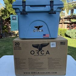 ORCA 20qt Cooler Light Blue
