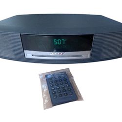 BOSE Wave Music System AM FM Radio Stereo Speaker Sound System w/ Remote CD AWRCC1 Black