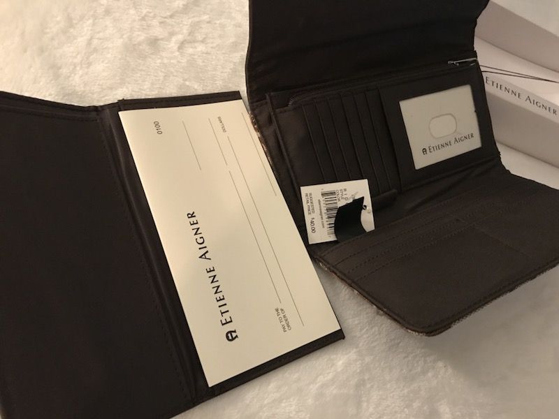 NEW ETIENNE AIGNER CHECKBOOK WALLET. for Sale in Lynnwood WA