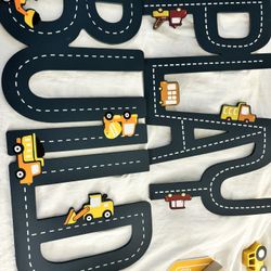 7 Piece Construction Room Decor 