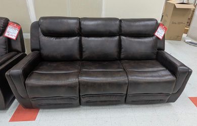 Junction City Brown Reclining Sofa